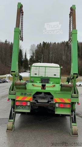 Skip truck SCANIA R480 6X2 Abestzkipper Teleskop
