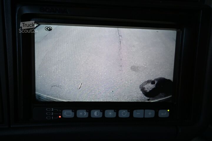 Kühlkoffer-LKW Scania R450 E6 Retarder Carrier 850U Seitentüren AHK