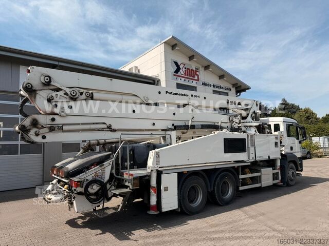 Autobetoniera cu pompă MAN TGS 6X4 PUTZMEISTER BSF 36M/5