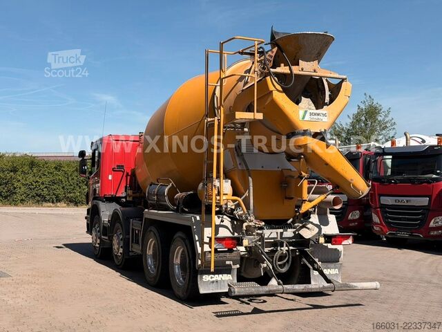 Betonszállító teherautó SCANIA P410 8X4 Stetter 9m³ - German