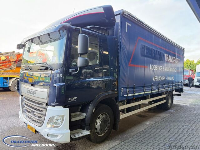 Lona corredera DAF CF 250 FA Euro 6, Schuifdak, Laadklep, NL truck