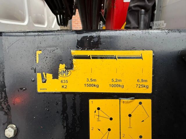 Πλατφόρμα φόρτωσης Renault D16.210 HMF 635 Kraan/Crane Afstandsbediening 1...