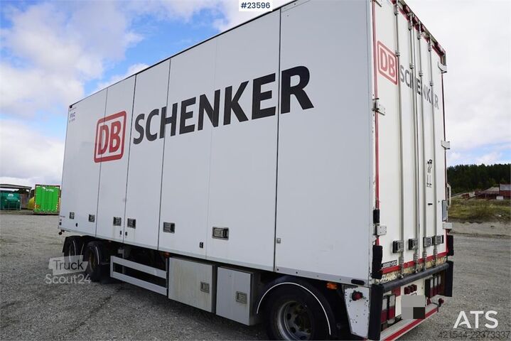   Trailer-Bygg drawbar trailer with full side openin