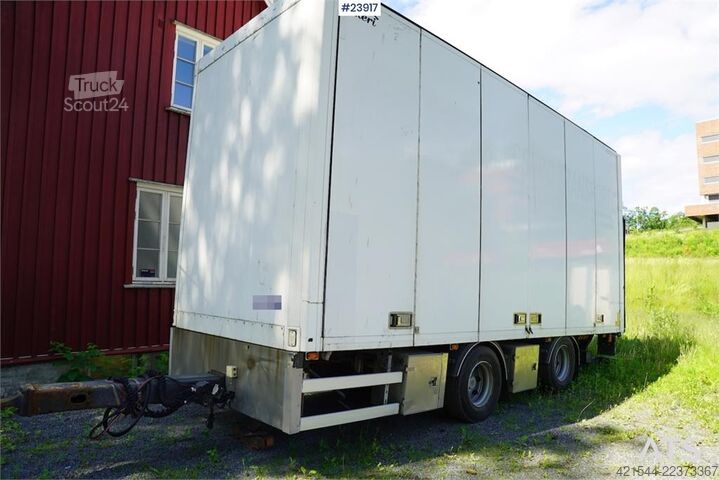  Ekeri 2-Axle Box Trailer with Tail Lift and Full Side Op