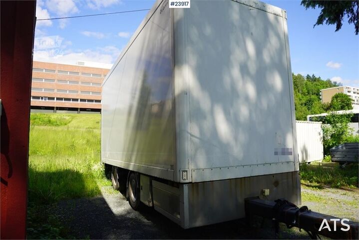  Ekeri 2-Axle Box Trailer with Tail Lift and Full Side Op
