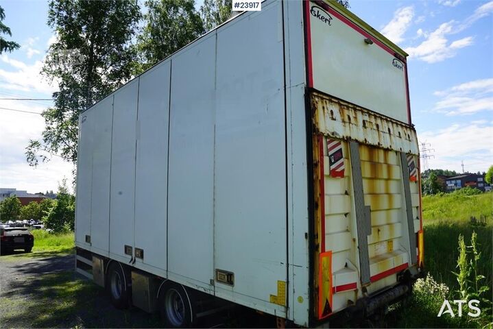  Ekeri 2-Axle Box Trailer with Tail Lift and Full Side Op
