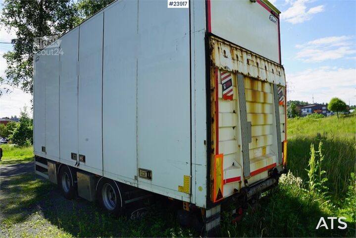  Ekeri 2-Axle Box Trailer with Tail Lift and Full Side Op