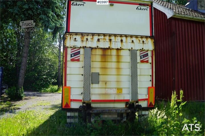  Ekeri 2-Axle Box Trailer with Tail Lift and Full Side Op