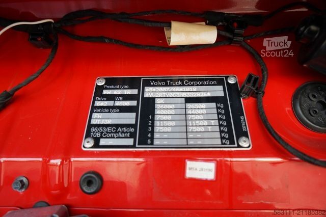 Jumbo nákladní automobil VOLVO FH 460 / FIRANKA 7,45 M  SOLÓWKA / I-SAVE / I-PA