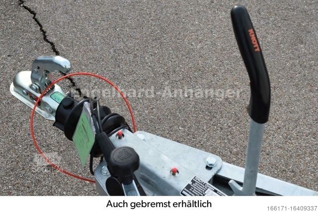 Reboque de caixa AGADOS VZ26 Multi-O 750 Kg 250x125x140 Kofferanhänger