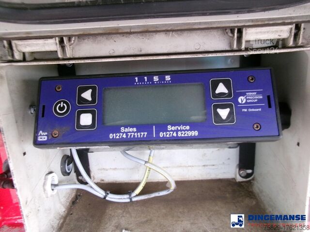 Teherautó Wilcox Tipper trailer alu 55 m3 + tarpaulin