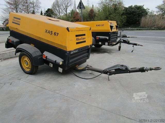 Compresseur frigorifique Atlas Copco XAS 67 DD