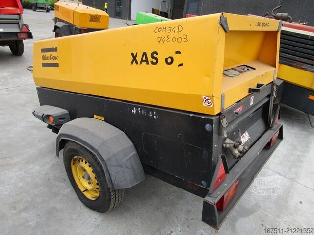 Compresseur frigorifique Atlas Copco XAS 67 DD