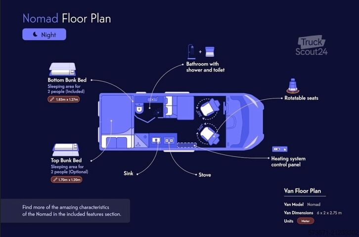 Campervan Fiat Ducato Weinsberg Carabus 600 K – 2020 – EURO 6 – Wenig km