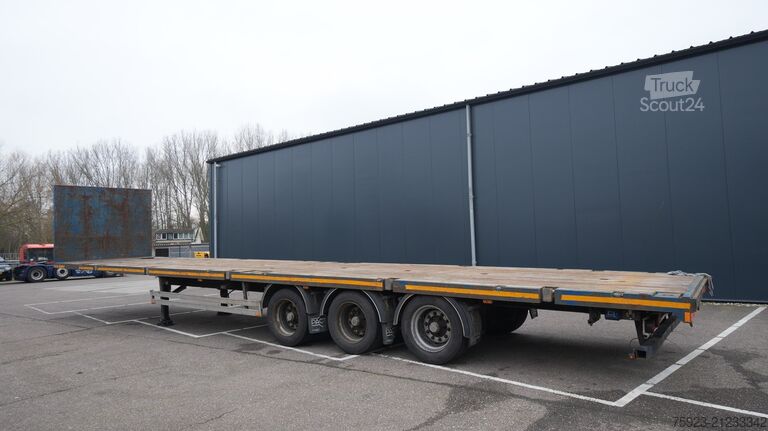Platform aanhanger Pacton Flatbed trailer with twistlocks