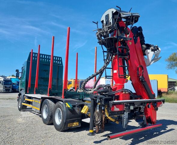 Log transporter Scania R490 6x4 Euro 6 Kurzholz Palfinger AHK (2)