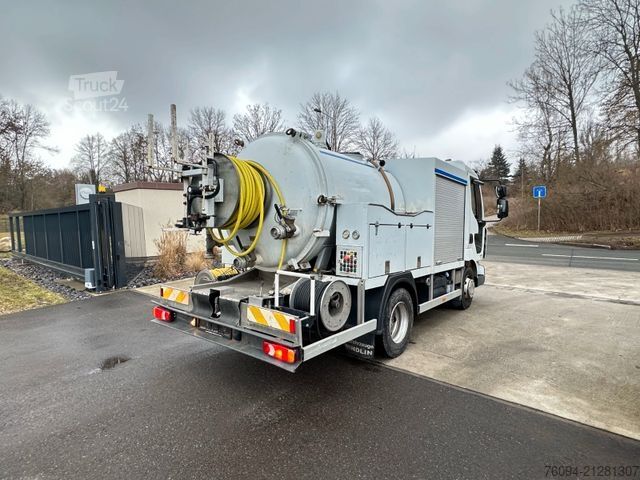 Vacuum tank truck RENAULT Midlum 190-7 RIONED Saug-Druck Kombispüler