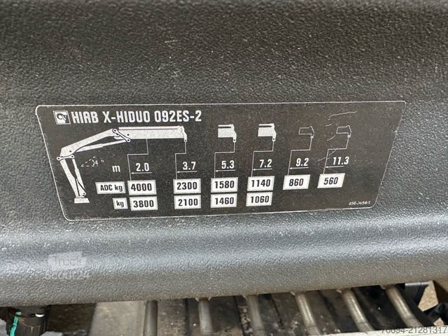 Kipper LKW MAN TGL 12.220 Kipper KRAN 14m FUNK Greifer  AHK