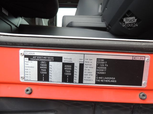 Tractor estándar SCANIA G440 Highline