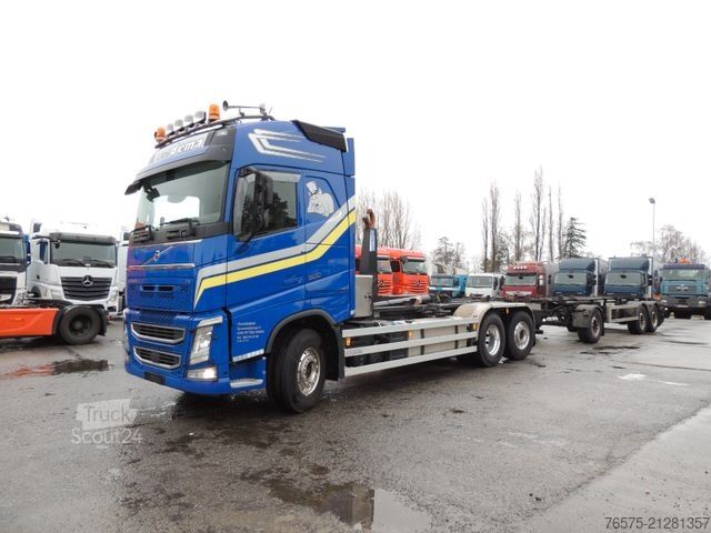 Camion benne à bras amovible VOLVO FH 500 6x2 Globetrotter Abrollkipper (lift/lenk)