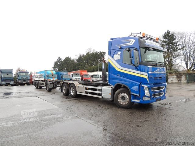 Camion benne à bras amovible VOLVO FH 500 6x2 Globetrotter Abrollkipper (lift/lenk)