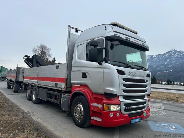 Gru montata su autocarro SCANIA R 410 LB6X2°4HNB PK20001HP-K-C KRAN 2 ACHS ANHÄN