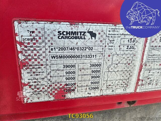 Lonas deslizantes Schmitz Cargobull 