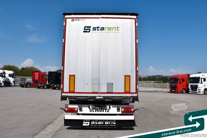Отворено полуремарке с брезент SCHMITZ CARGOBULL Neue Plane XL-Zertifikat Multilook ALU-Latten