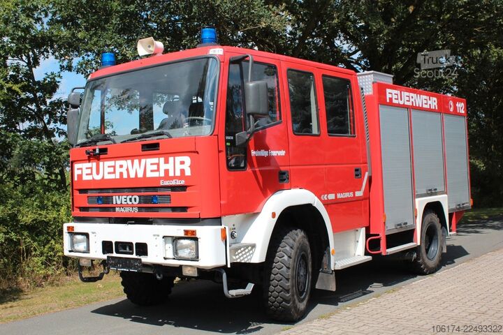 Spezial-LKW IVECO 95 E 18 4x4 Single Bereift  Feuerwehr LF 8/6