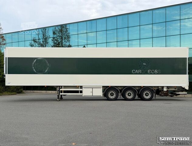 Hűtő félpótkocsi Burg O-3-42 VAN BEURDEN AIR CARGO ROLLERBEDS TAI