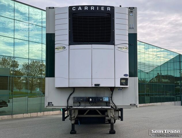 Hűtő félpótkocsi Burg O-3-42 VAN BEURDEN AIR CARGO ROLLERBEDS TAI