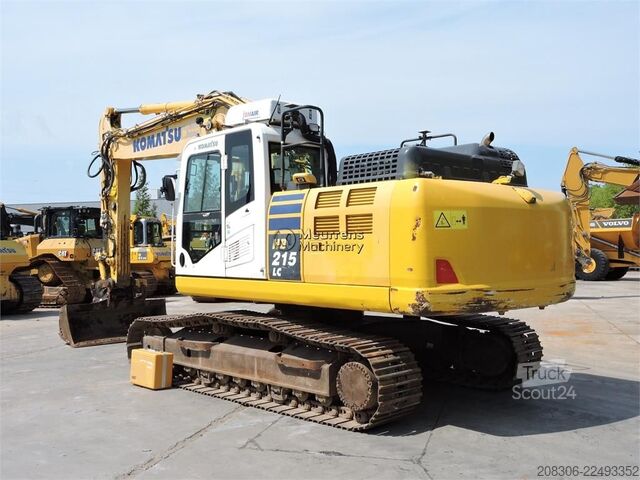 Pásové rýpadlo KOMATSU HB215 + GPS