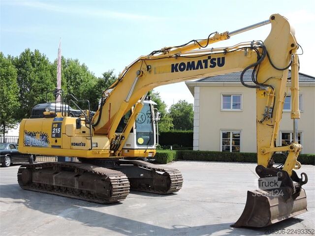 Pásové rýpadlo KOMATSU HB215 + GPS