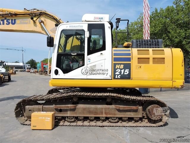 Pásové rýpadlo KOMATSU HB215 + GPS