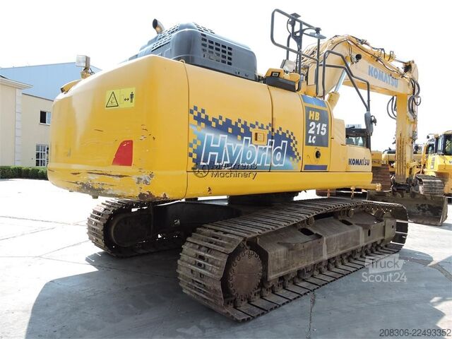 Pásové rýpadlo KOMATSU HB215 + GPS