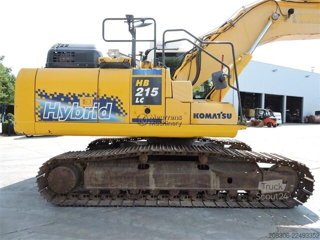 Pásové rýpadlo KOMATSU HB215 + GPS