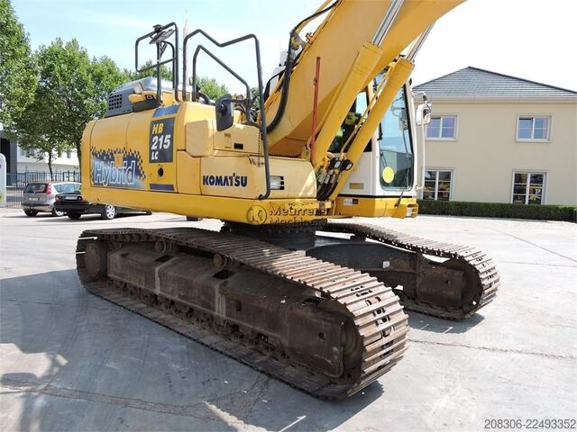 Pásové rýpadlo KOMATSU HB215 + GPS