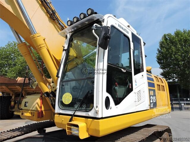 Pásové rýpadlo KOMATSU HB215 + GPS