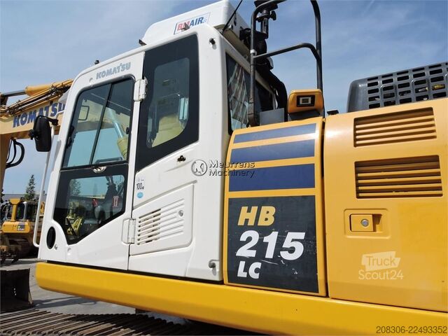 Pásové rýpadlo KOMATSU HB215 + GPS
