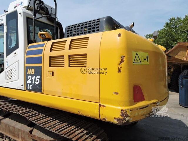Pásové rýpadlo KOMATSU HB215 + GPS