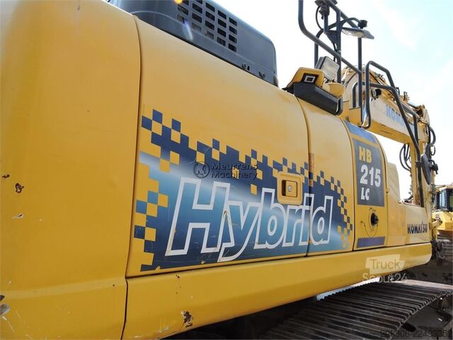 Pásové rýpadlo KOMATSU HB215 + GPS