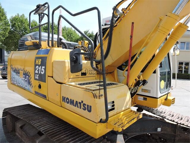 Pásové rýpadlo KOMATSU HB215 + GPS