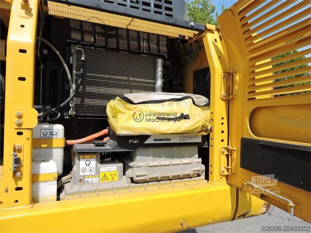 Pásové rýpadlo KOMATSU HB215 + GPS
