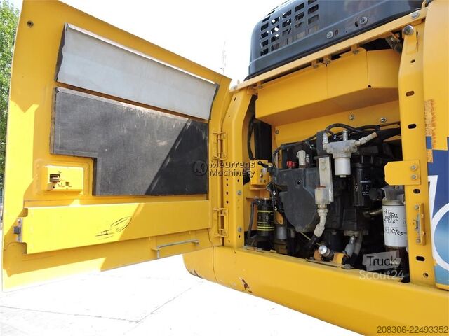 Pásové rýpadlo KOMATSU HB215 + GPS