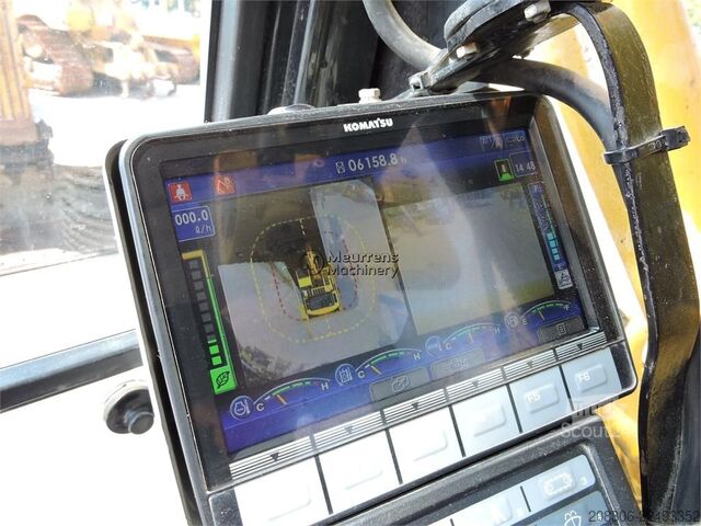 Pásové rýpadlo KOMATSU HB215 + GPS