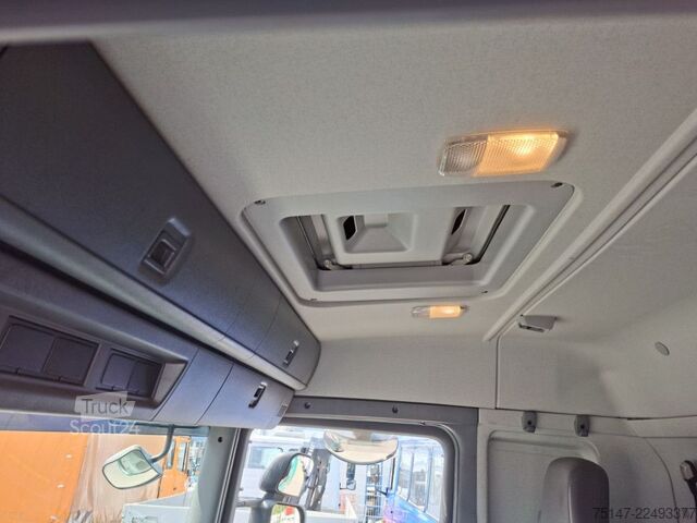 Φορτηγό πλατφόρμα με μουσαμά SCANIA P 250 4x2 L-Haus 1 Liege Tautliner Edscha