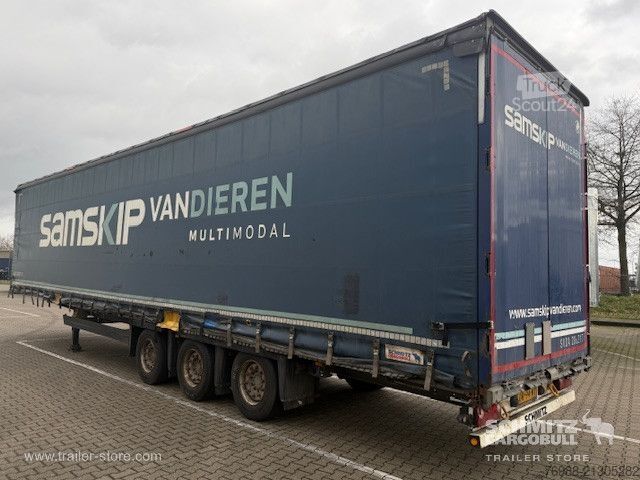 Brandalı açık yarı römork Schmitz Cargobull Curtainsider Mega