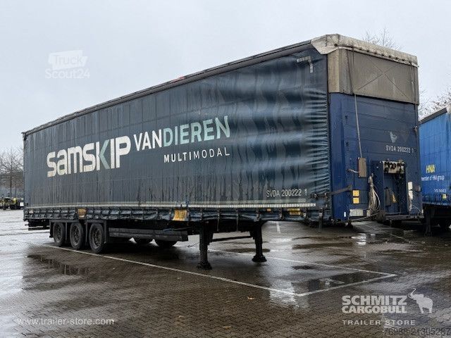 Brandalı açık yarı römork Schmitz Cargobull Curtainsider Mega