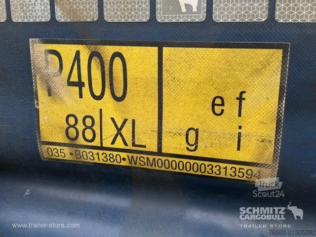 Brandalı açık yarı römork Schmitz Cargobull Curtainsider Mega