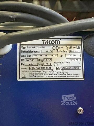 Batería de carretilla elevadora TRICOM TriCOM Futur Z 48V / 120A